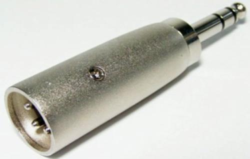 XLR Plug 3 Pin To 6.3mm Audio Plug Stereo